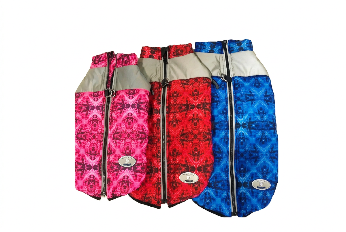 Three Zipper Puffies with wider white margins